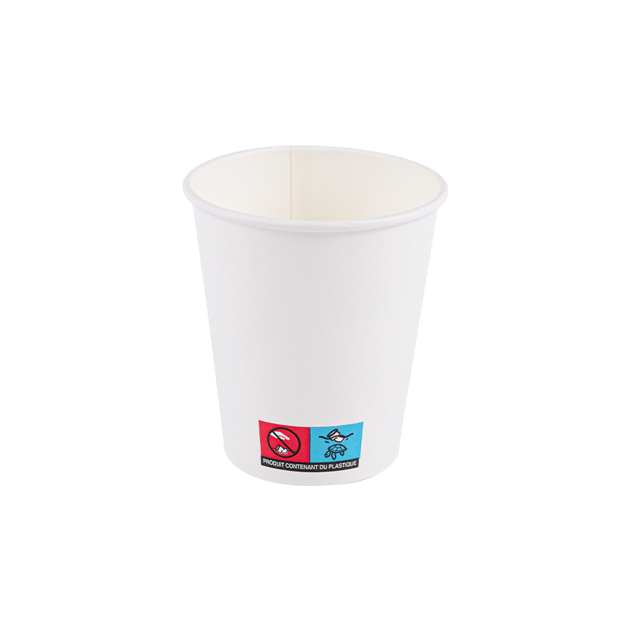 자동 판매기 컵용 7.5oz 일회용 단일벽 종이컵